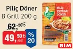 B GRİLL PİLİÇ DÖNER 200 G